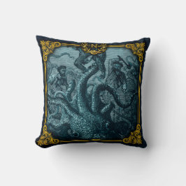 Jules Verne 20000 Ligen Throw Pillow 3 Kissen