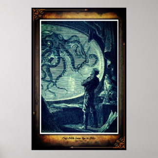 Jules Verne 20000 Ligen under the Sea Poster 3
