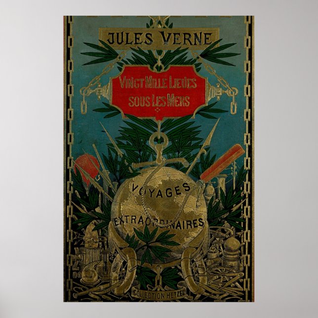 Jules Verne Außergewöhnliche Fahrten Poster (Vorne)
