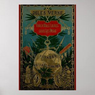 Jules Verne Außergewöhnliche Fahrten Poster