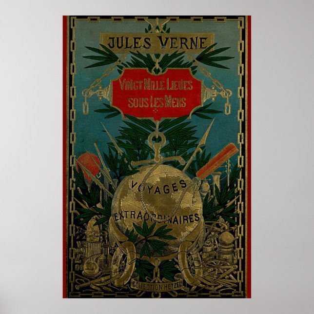 Jules Verne Außergewöhnliche Fahrten Poster (Vorne)