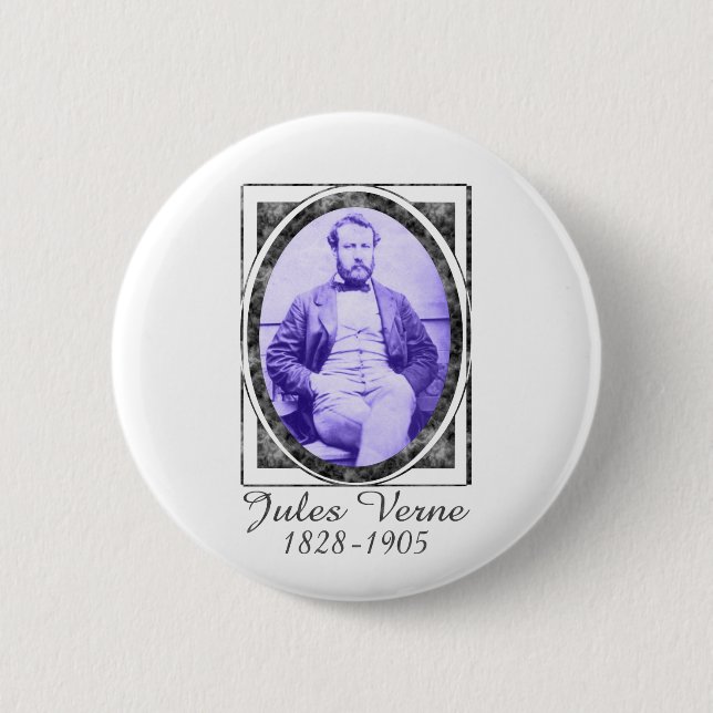 Jules Verne Button (Vorderseite)