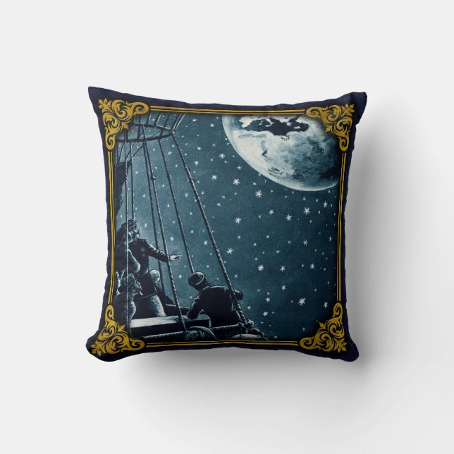 Jules Verne Hector Servadac Throw Pillow Kissen (Vorderseite)