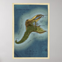 Jules Verne "Mysterious Island Lincoln Island Kart
