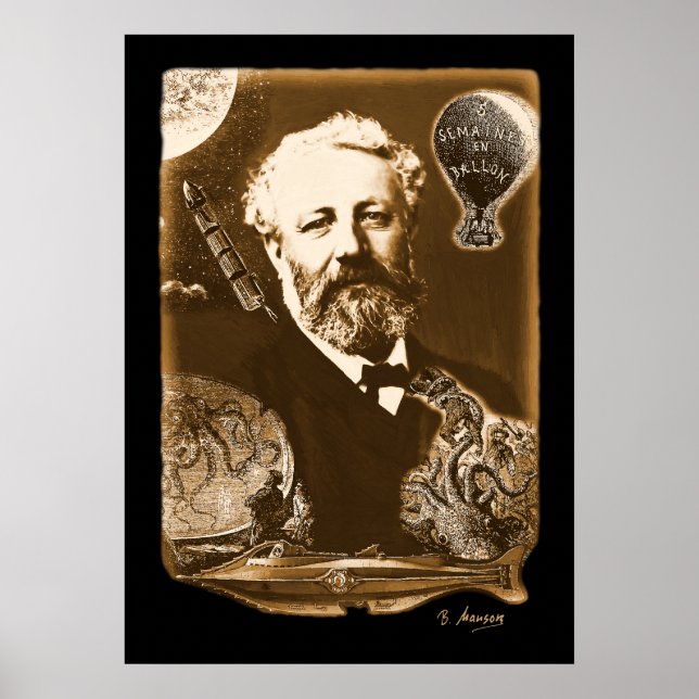Jules Verne Tribute Poster (Vorne)
