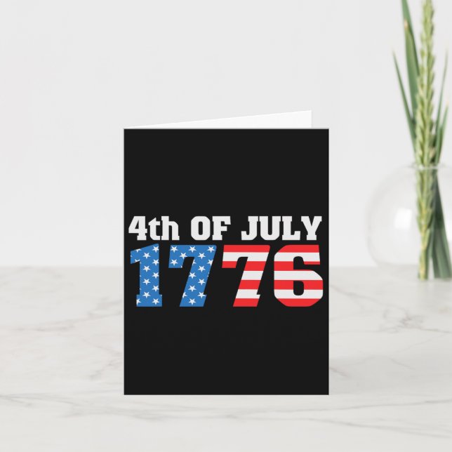 Juli 1776 karte (Vorderseite)
