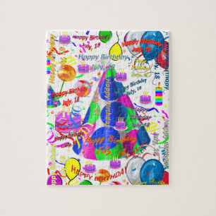 Juli, 18 Geburtstag Jigsaw Puzzle