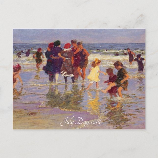 Juli 1914 EH Potthast Postkarte (Vorderseite)