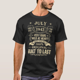 Juli 1943 79 Jahre alt 79. Geburtstag T-Shirt