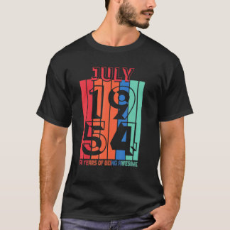 Juli 1954 68 Jahre Phantastisch 2 T-Shirt