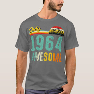 Juli 1964 Geburtstagsgeschenk-Shirt Vintage Juli 1 T-Shirt