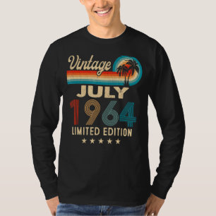 Juli 1964 Vintag 58. Geburtstag T-Shirt
