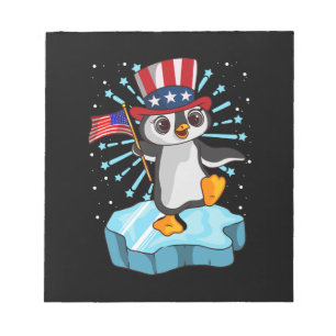 Juli 2021 Pinguin Notizblock