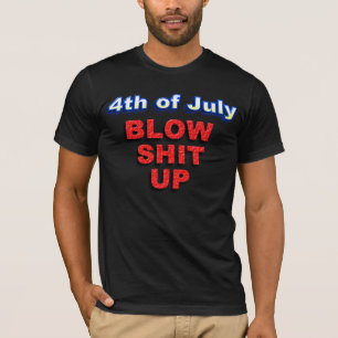 Juli 4., BRENNEN SH ** OBEN durch T-Shirt