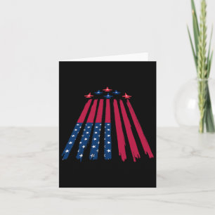 Juli 4. Juli Unabhängigkeitstag American Fla Karte