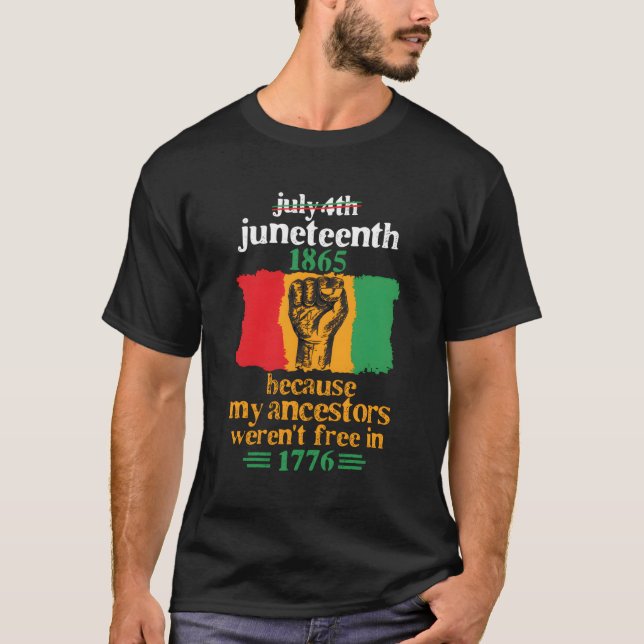 Juli 4. Juni 1865, weil meine Vorfahren T-Shirt