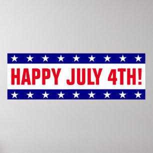 JULI 4. Party Banner Poster
