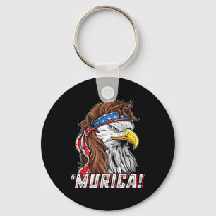Juli Bald Eagle Mullet Murica Usa USA Merica Schlüsselanhänger