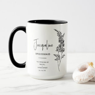 Juli Bridesmaid   Larkspur Birth Blume Tasse