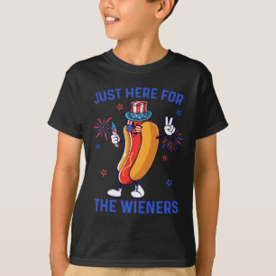 Juli Dackeln US-amerikanische Flagge Patriotische T-Shirt