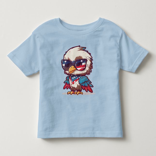Juli Eagle Kleinkind T-shirt (Vorderseite)