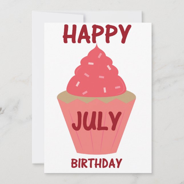 Juli - Einladung (Vorderseite)