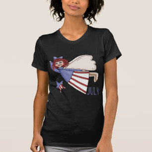 Juli-Engels-Sommer-patriotischer Entwurf T-Shirt