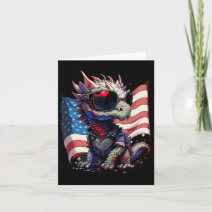 Juli Fahne des Patriotischen Drachen Karte