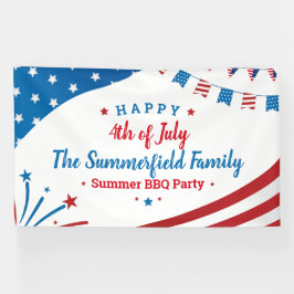 Juli Familiensommer GRILLEN Party Banner