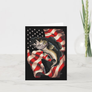 Juli für Fischerei unter amerikanischer Flagge Karte