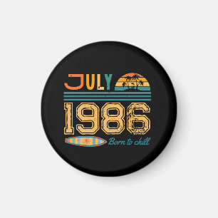 Juli Geburtstag Benutzerdefiniertes Jahr Magnet
