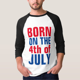 JULI GEBURTSTAG T - Shirt, GEBOREN AM 4. T-Shirt