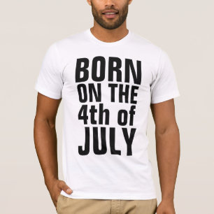 JULI GEBURTSTAG T - Shirt, GEBOREN AM 4. T-Shirt