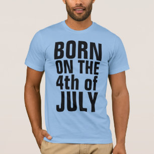 JULI GEBURTSTAG T - Shirt, GEBOREN AM 4. T-Shirt
