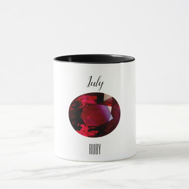 Juli Geburtstag Tasse (Zentrum)