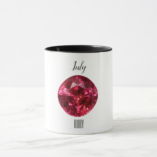 Juli Geburtstag Tasse (Zentrum)