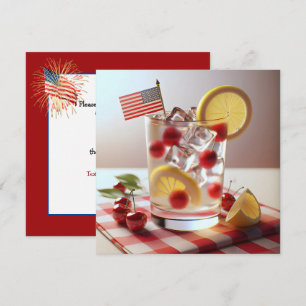 Juli GRILLEN Party Einladung