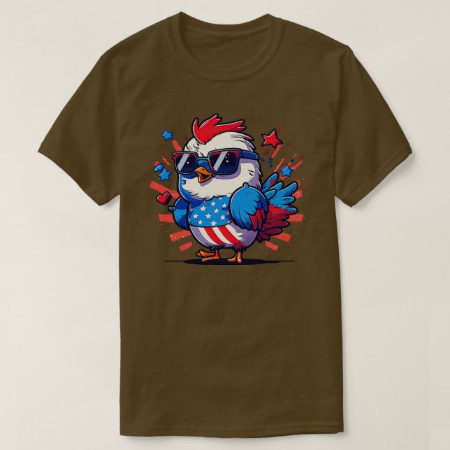 Juli Hühnchen T-Shirt (Design vorne)
