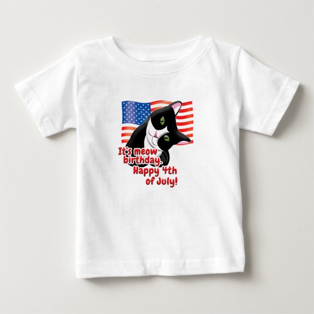 Juli Katze Baby T-shirt (Vorderseite)
