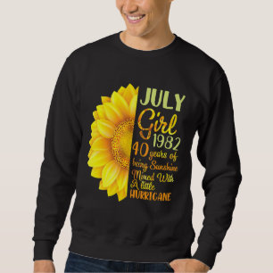 Juli Mädchen 1982 40 Jahre Sunshine Mixed A Sweatshirt