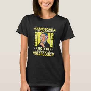 Juli mit George Washington und American Fl T-Shirt