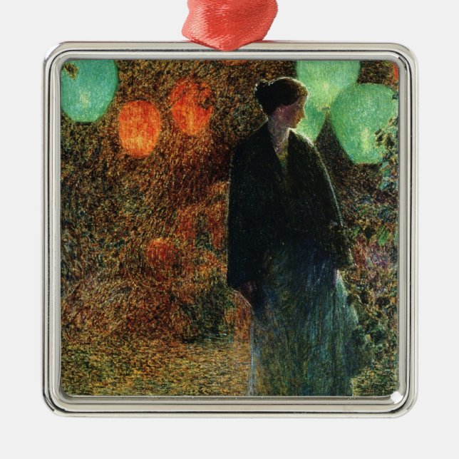 Juli Night (von Childe Hassam) Ornament Aus Metall (Vorne)