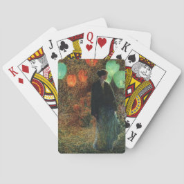 Juli Night (von Childe Hassam) Spielkarten