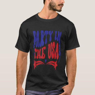 Juli Party in den USA Frauen Kleidung Pa T-Shirt