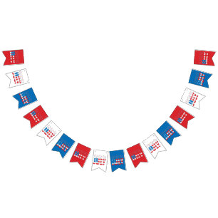 Juli Party Monat US Flagge