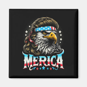 Juli Patriotic Funny Eagle 4. Juli USA Merica Magnet