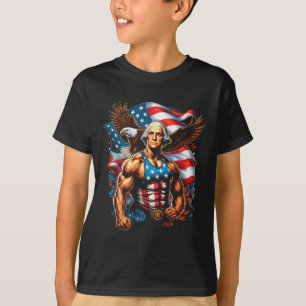 Juli Patriotic Funny George Washington 4. Juli T-Shirt