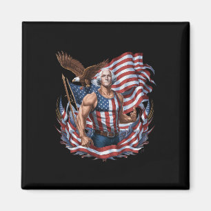 Juli Patriotic Funny George Washington Juli Magnet