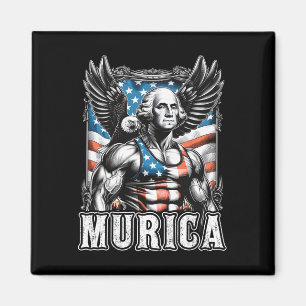 Juli Patriotic Funny George Washington Juli Magnet