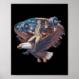 Juli Patriotic Funny George Washington Juli Poster